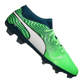 Buty piłkarskie Puma One 18.2 Fg M 104533-04 zielone zielone
