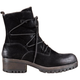 Kylie Sportowe Workery czarne