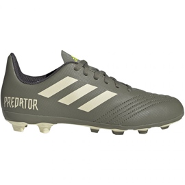 Buty piłkarskie adidas Predator 19.4 FxG Jr EF8221 wielokolorowe szare