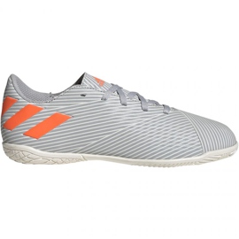 Buty piłkarskie adidas Nemeziz 19.4 In Jr EF8307 wielokolorowe odcienie szarości