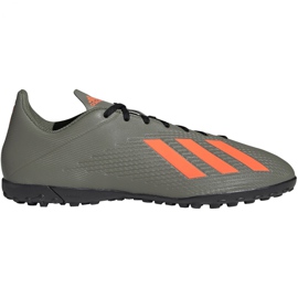 Buty piłkarskie M adidas X 19.4 Tf EF8370 zielone szare