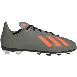 Buty piłkarskie adidas X 19.4 FxG Jr EF8377 szare wielokolorowe