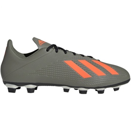 Buty piłkarskie adidas X 19.4 M FxG EF8368 zielone zielone