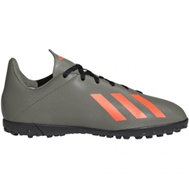 Buty piłkarskie adidas X 19.4 Jr Tf EF8378 zielone zielone