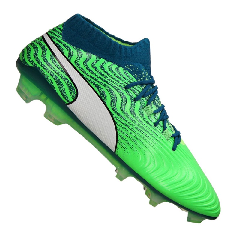 Buty piłkarskie Puma One 18.1 Fg M 104869-03 zielone zielone
