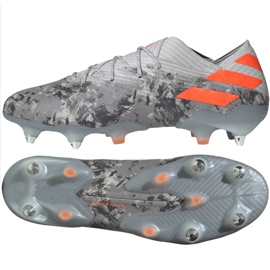 Buty piłkarskie adidas Nemeziz 19.1 Sg M EF8393 szare szare