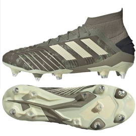 Buty piłkarskie adidas Predator 19.1 Sg M EF8206 szare szare