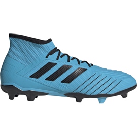 Buty piłkarskie adidas Predator 19.2 Fg M F35604 niebieskie wielokolorowe