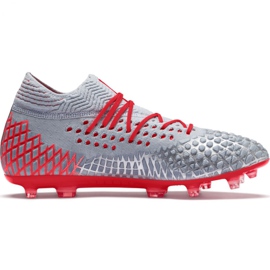 Buty piłkarskie Puma Future 4.1 Netfit Fg Ag M 105579 01 wielokolorowe szare