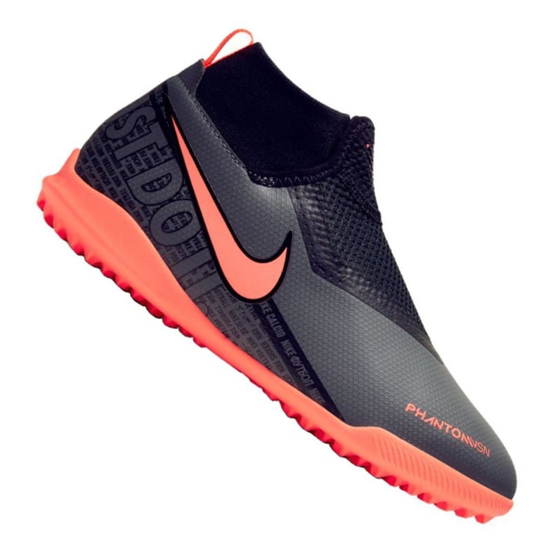 Buty piłkarskie Nike Phantom Vsn Academy Df Tf Jr AO3292-080 czarne