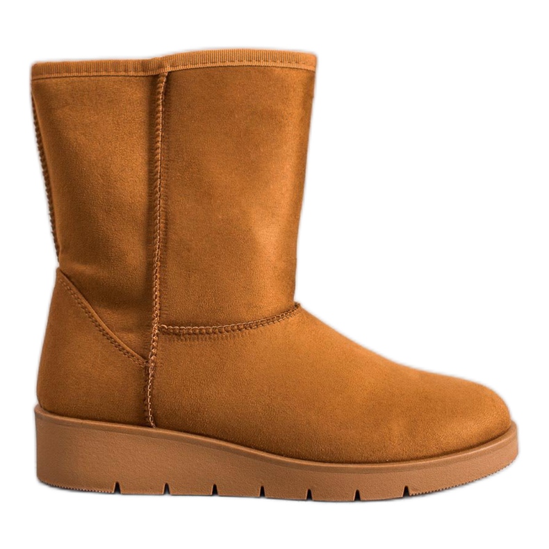 Kylie Wysokie Mukluki brązowe