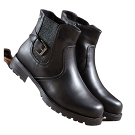 Gogo Workery Z Klamrą czarne