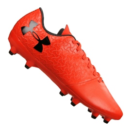 Buty piłkarskie Under Armour Magnetico Select Fg M 3000115-600 pomarańczowe czerwone