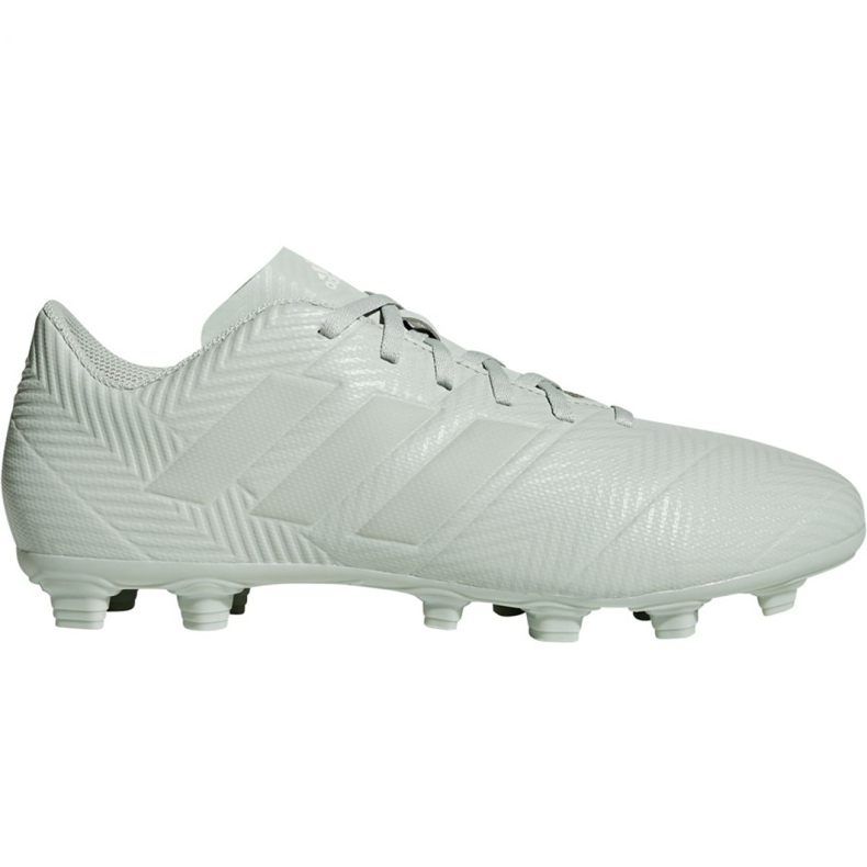 Buty piłkarskie adidas Nemeziz 18.4 M FxG DB2116 szare białe