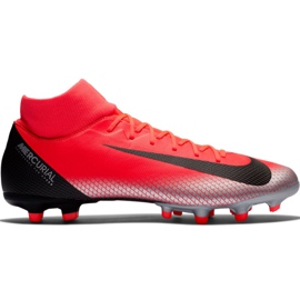 Buty piłkarskie Nike Mercurial Superfly 6 Academy CR7 Mg M AJ3541 600 wielokolorowe czerwone