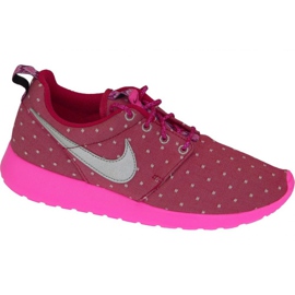 Buty Nike Rosherun Print Gs W 677784-606 różowe