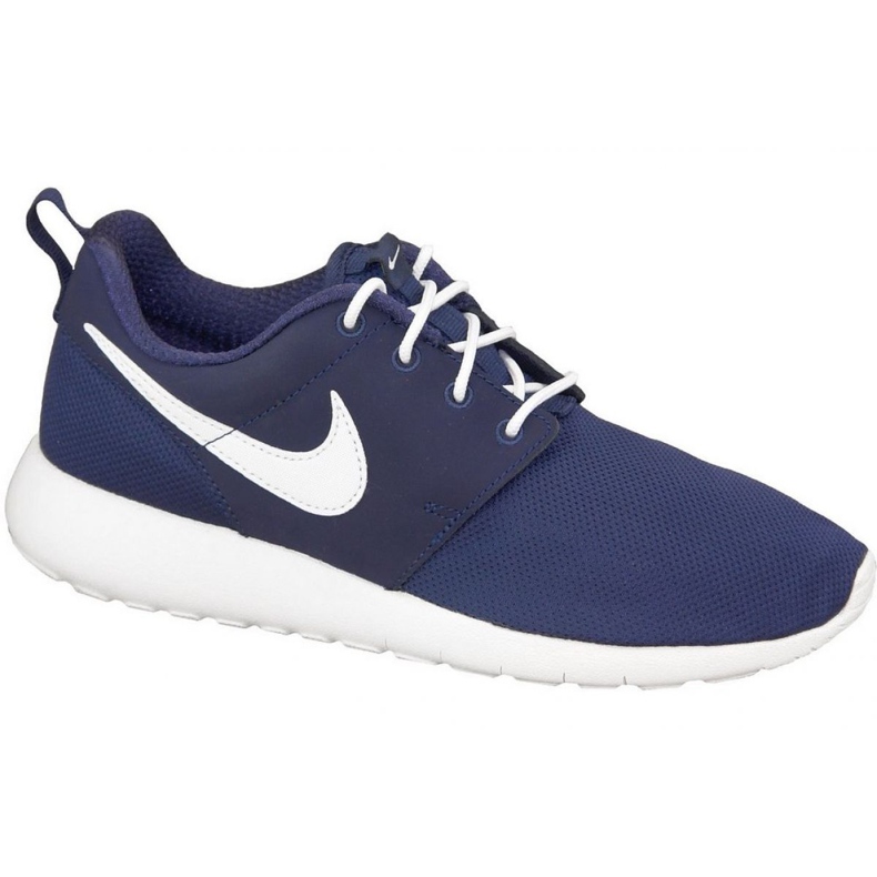 Buty Nike Roshe One Gs W 599728-416 białe granatowe