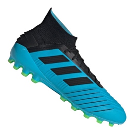 Buty piłkarskie adidas Predator 19.1 Ag M F99970 niebieskie niebieskie