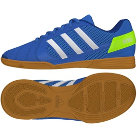 Buty halowe adidas Top Sala Jr FV2632 niebieskie niebieskie