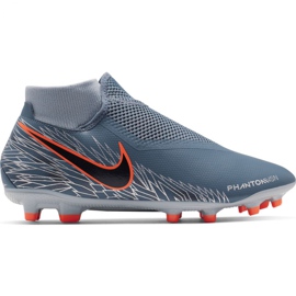 Buty piłkarskie Nike Phantom Vsn Academy Df FG/MG M AO3258 408 wielokolorowe szare