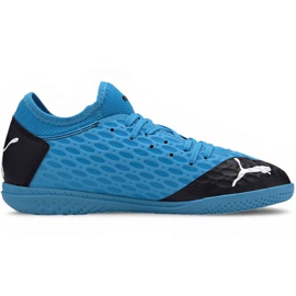 Buty halowe Puma Future 5.4 It Jr 105814 01 granatowe niebieskie