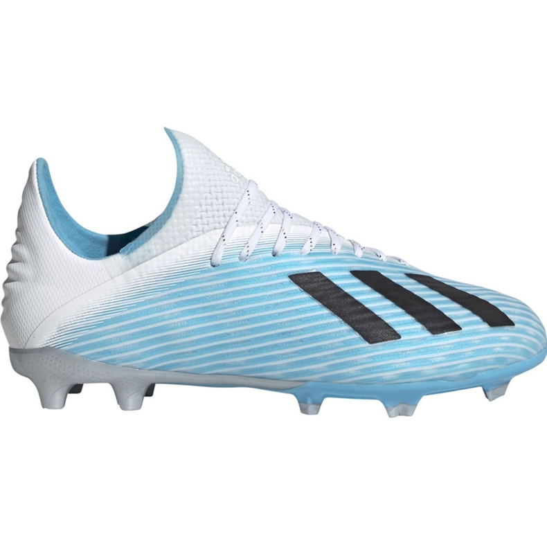 Buty piłkarskie adidas X 19.1 Fg Jr F35684 wielokolorowe niebieskie