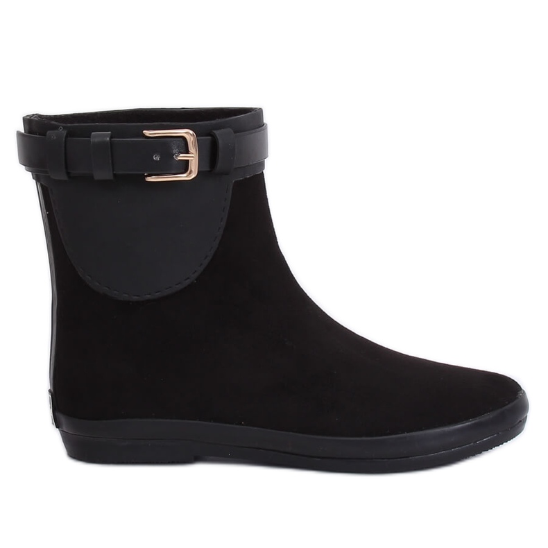 Kalosze damskie botki czarne K1890101 Negro