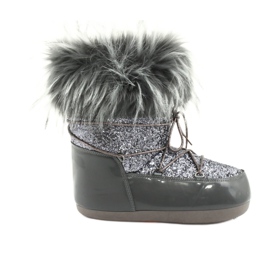 Wygodne Śniegowce szare