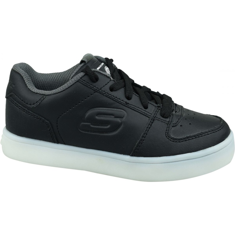 Buty Skechers Energy Lights Jr 90601L-BLK czarne