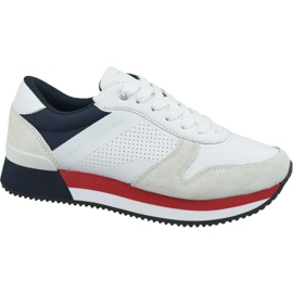 Buty Tommy Hilfiger Active City Sneaker W FW0FW04304 020 białe czerwone granatowe