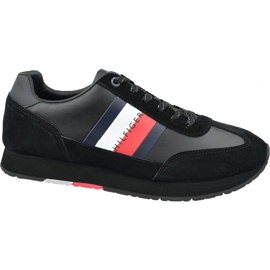 Buty Tommy Hilfiger Corporate Leather Flag Runner M FM0FM02380 990 czarne