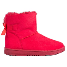 Haver Wygodne Mukluki czerwone