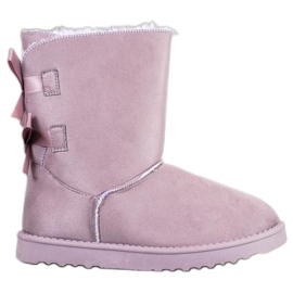 Kayla Wygodne Mukluki fioletowe
