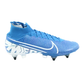 Buty piłkarskie Nike Mercurial Superfly 7 Elite SG-Pro Ac M AT7894-414 niebieskie