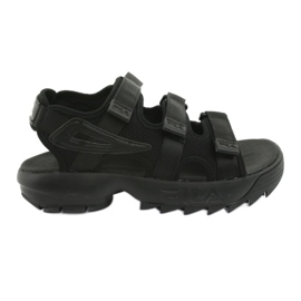 Fila Disruptor Sandal Wmn 12V Black Black czarne