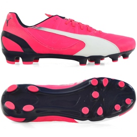 Buty piłkarskie Puma Evo Speed 3.3 Fg M 103014 03 różowe różowe