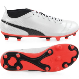 Buty piłkarskie Puma One 17.4 Fg M 104075 01 wielokolorowe białe