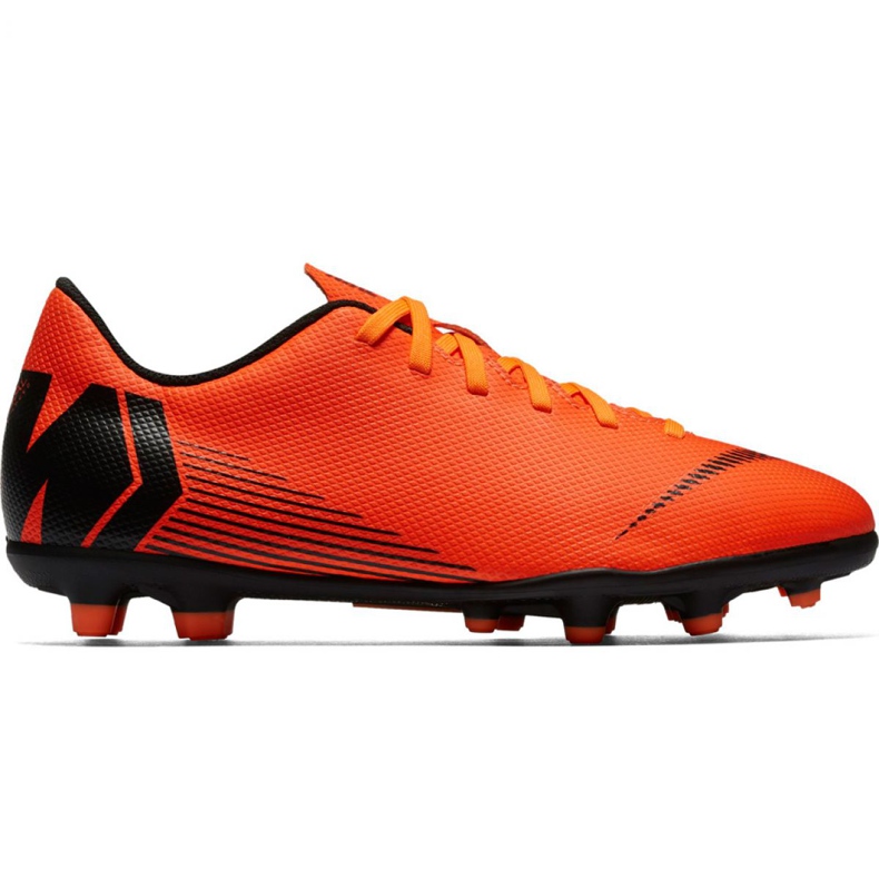 Buty piłkarskie Nike Mercurial Vapor 12 Club Mg Jr AH7350-810 pomarańczowe pomarańczowe