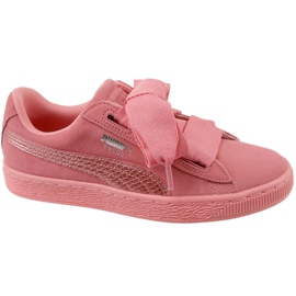 Buty Puma Suede Heart Snk Jr 364918-05 różowe
