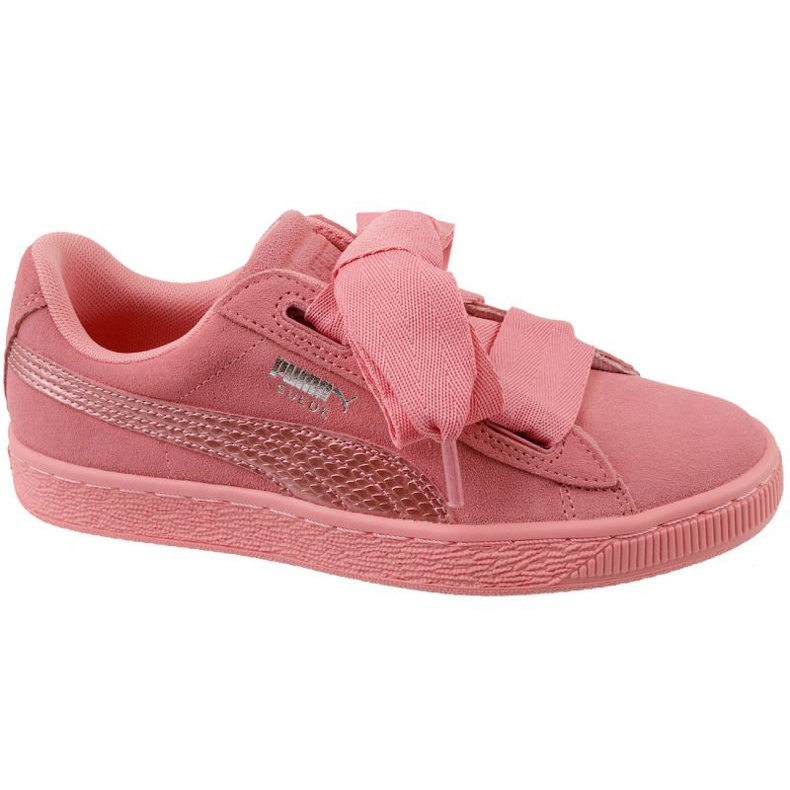 Buty Puma Suede Heart Snk Jr 364918-05 różowe