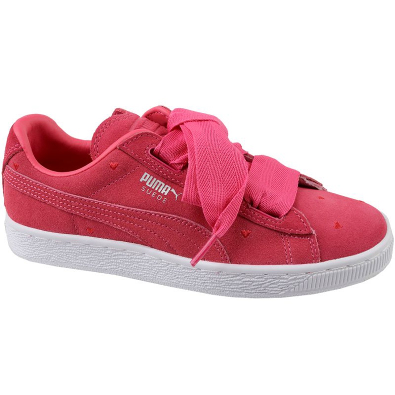 Buty Puma Suede Heart Jr 365135-01 czerwone