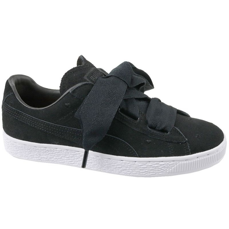 Buty Puma Suede Heart Jr 365135-02 czarne