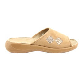 Befado obuwie damskie pu 442D186 brązowe