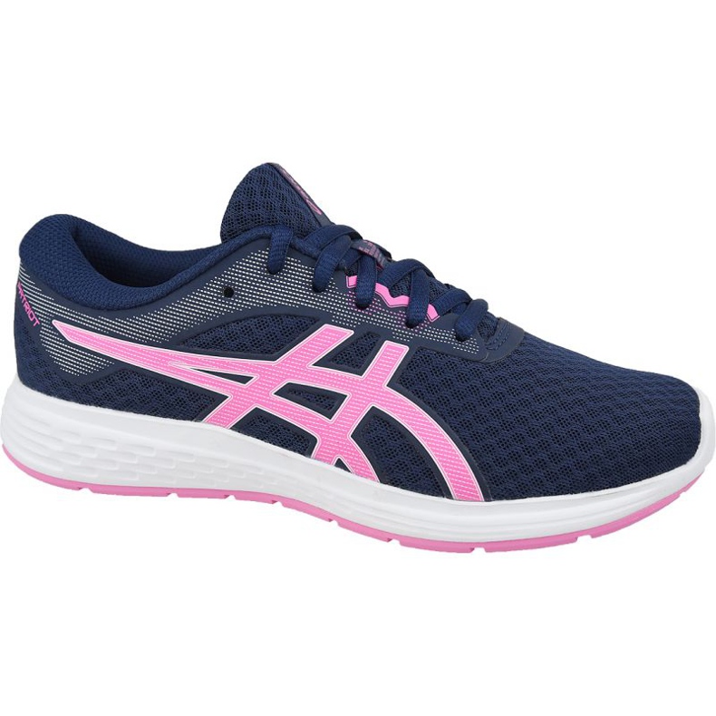 Buty biegowe Asics Patriot 11 Gs Jr 1014A070-402 granatowe