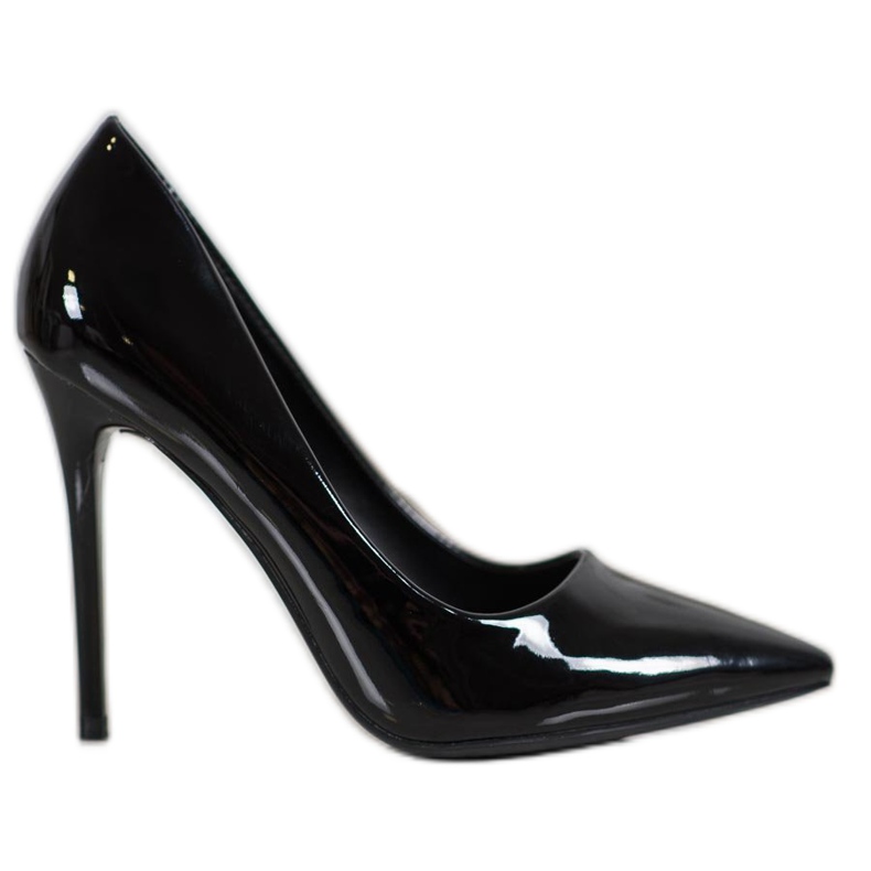 Small Swan Lakierowane Szpilki czarne