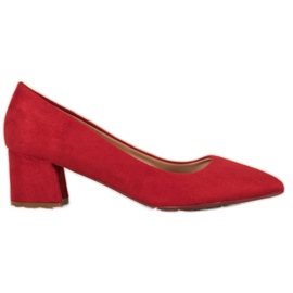 Fama Czółenka Na Słupku czerwone