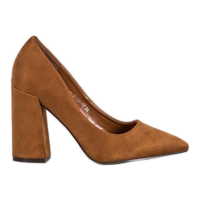 Czółenka VICES brązowe