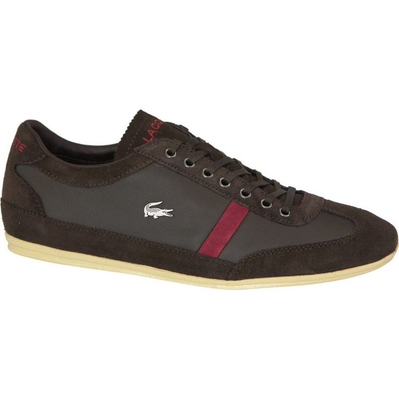 Buty Lacoste Misano 22 Lcr M SRM2146176 brązowe