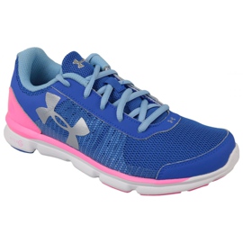 Buty Under Armour Micro G Speed Swift K W 1266305-400 niebieskie