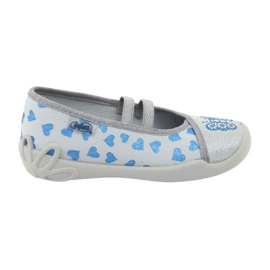 Befado obuwie dziecięce 116X267 niebieskie szare wielokolorowe